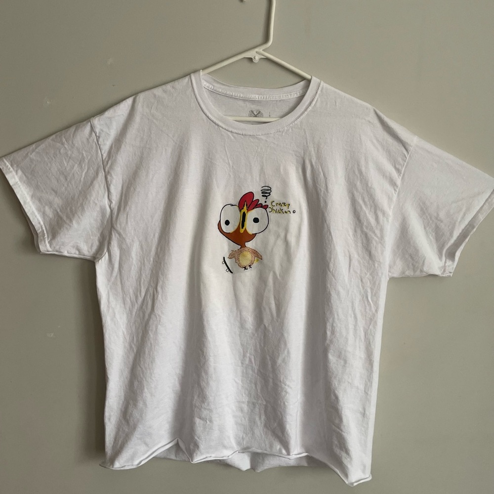 Basic Crazy Chikcen© logo Tee